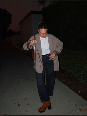 NEW WITH TAGS Meshki Tan Blazer Tailored Suit Jacket sz small